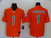 Nike Dolphins 1 Tua Tagovailoa Orange Inverted Legend Limited Jersey,baseball caps,new era cap wholesale,wholesale hats